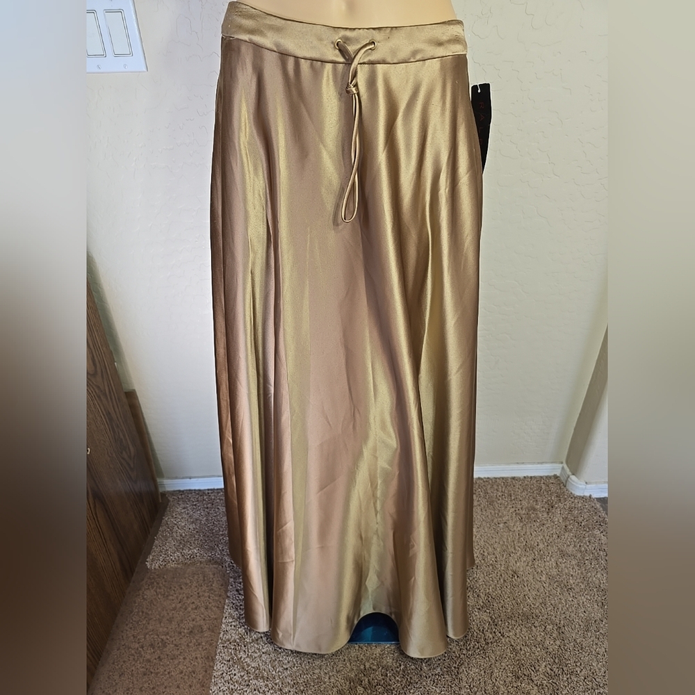 Ralph Lauren NWT Vintage Bronze Maxi Skirt Size M